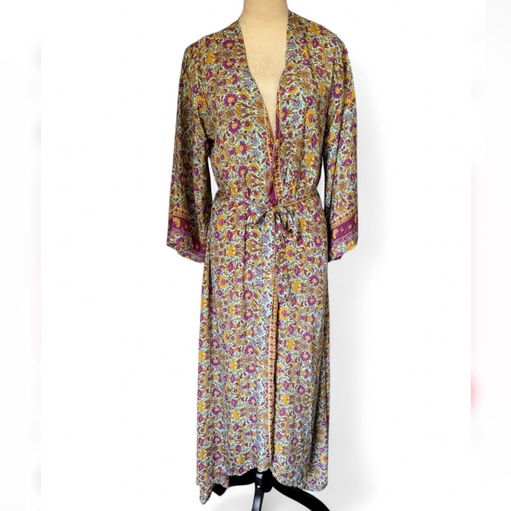 KARMA HIGHWAY NWT Women’s Floral BohoStyle Loungewear, KimonoStyle, Soft Pastels
